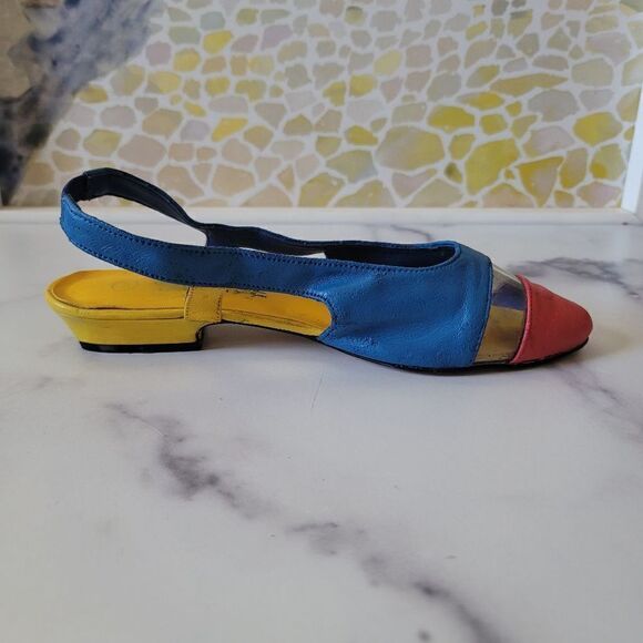 Jubilee Sarah pointed toe size 6 womens by C Mayerl retro 80s vintage slingback - Picture 2 of 9